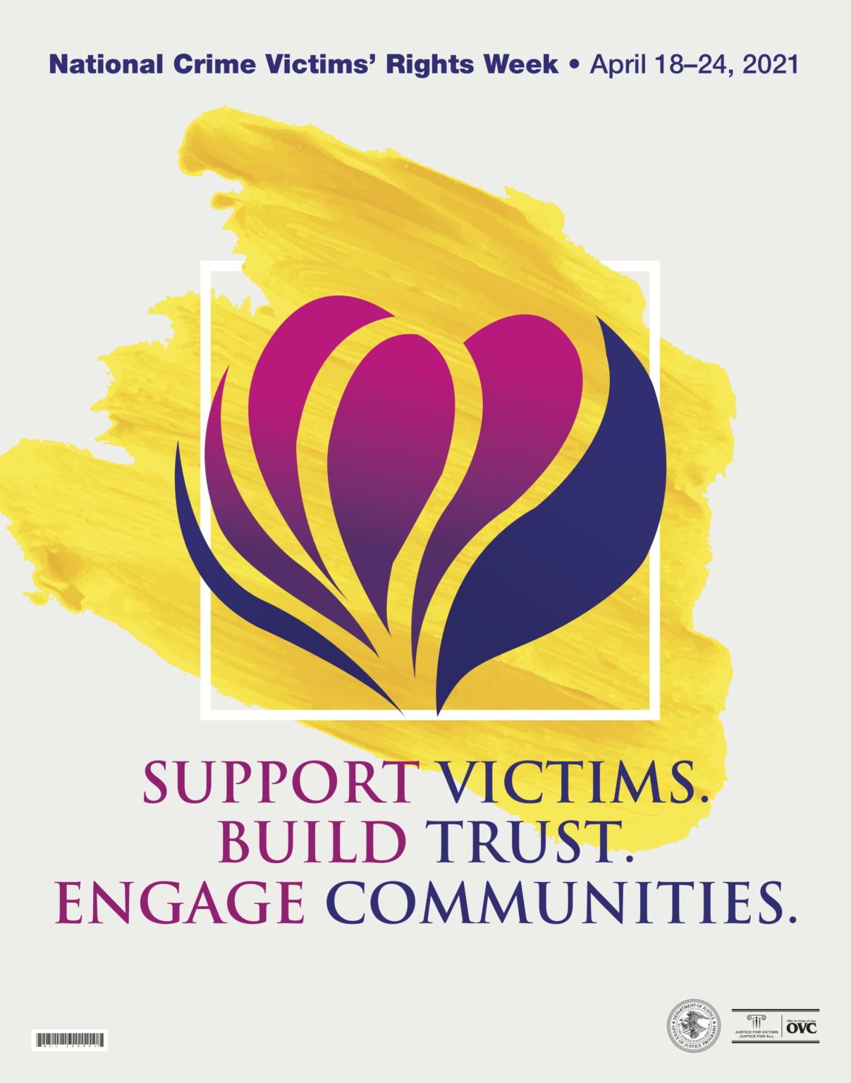 2021 I National Crime Victims Rights Week HEART4Victims   2021 Ncvrw Theme Poster 1207x1536 